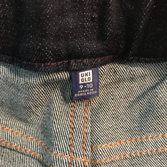 Uniqlo Kids Girls Ultra Stretch Soft Jeans Size 9-10 Slim Fit - Picture 7 of 9